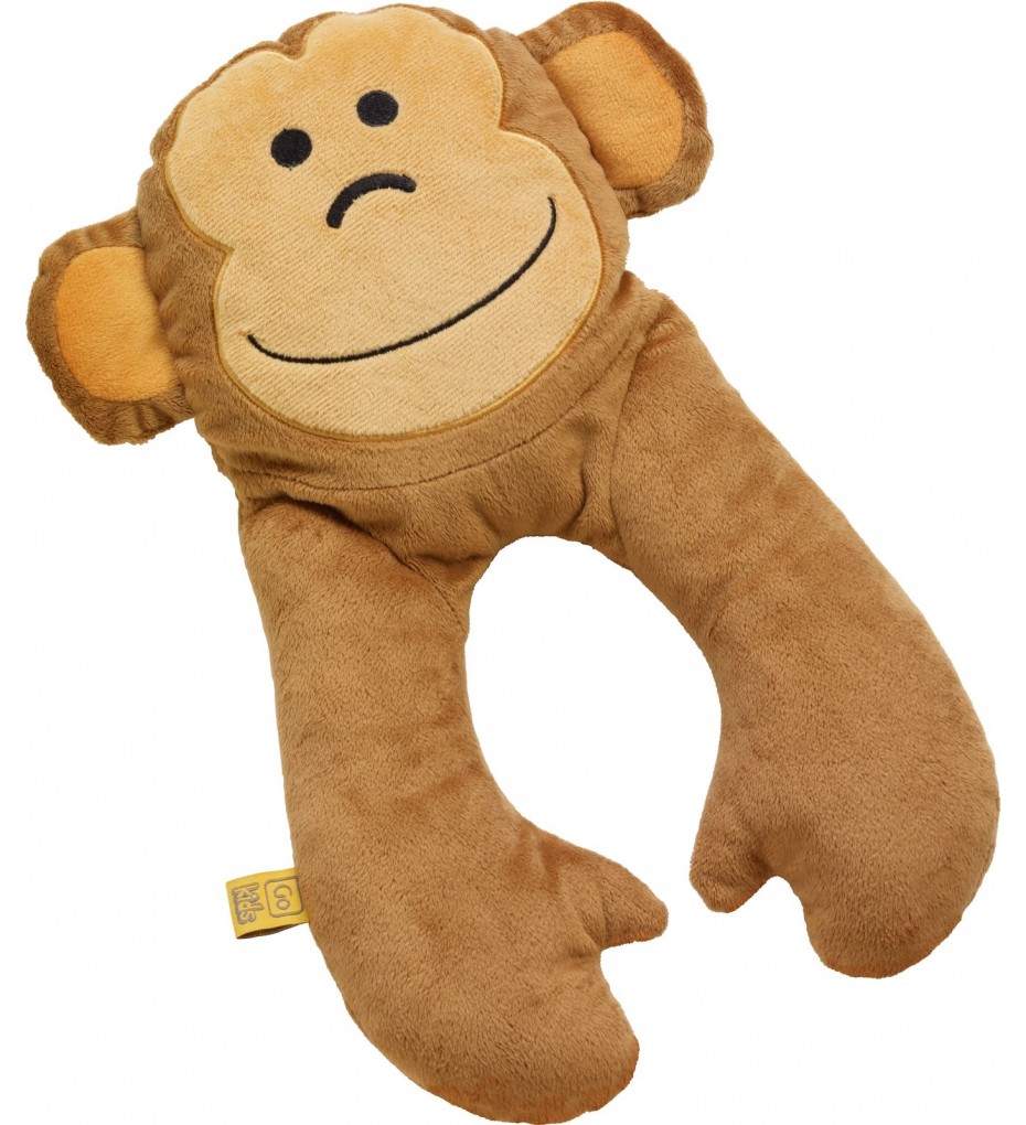 Oreiller de voyage enfant Monkey - Go Travel - La Boutique du