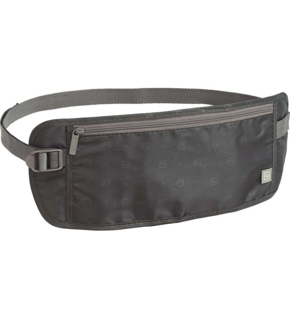 Ceinture pochette de voyage secrète extra plate by TREKKING® Noir