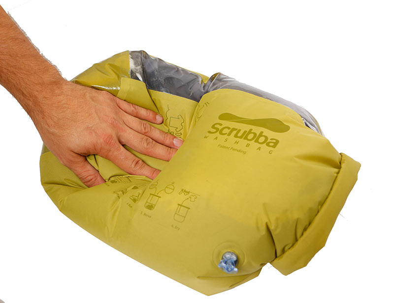 Utiliser un Sac à linge sale Safeknot - Jaune